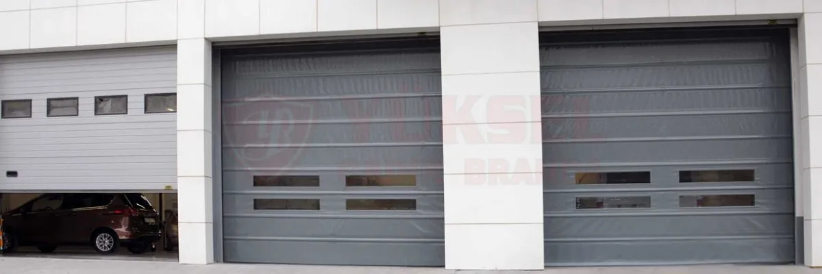Otomatik hızlı PVC branda kapı
